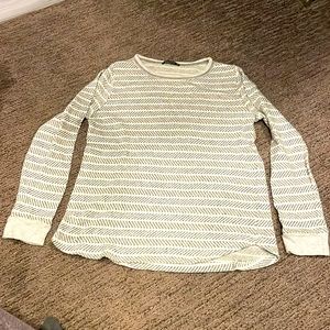 Pink Clover White and black sweater